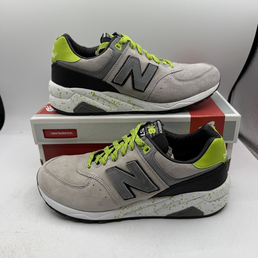 New Balance 572 Elite Halloween Pack Shoes Mens Sz 8.5 Grey Sneakers MRT572GG